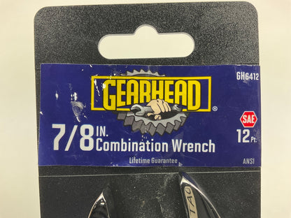 Gearhead GH6412 Combination Wrench, 7/8''