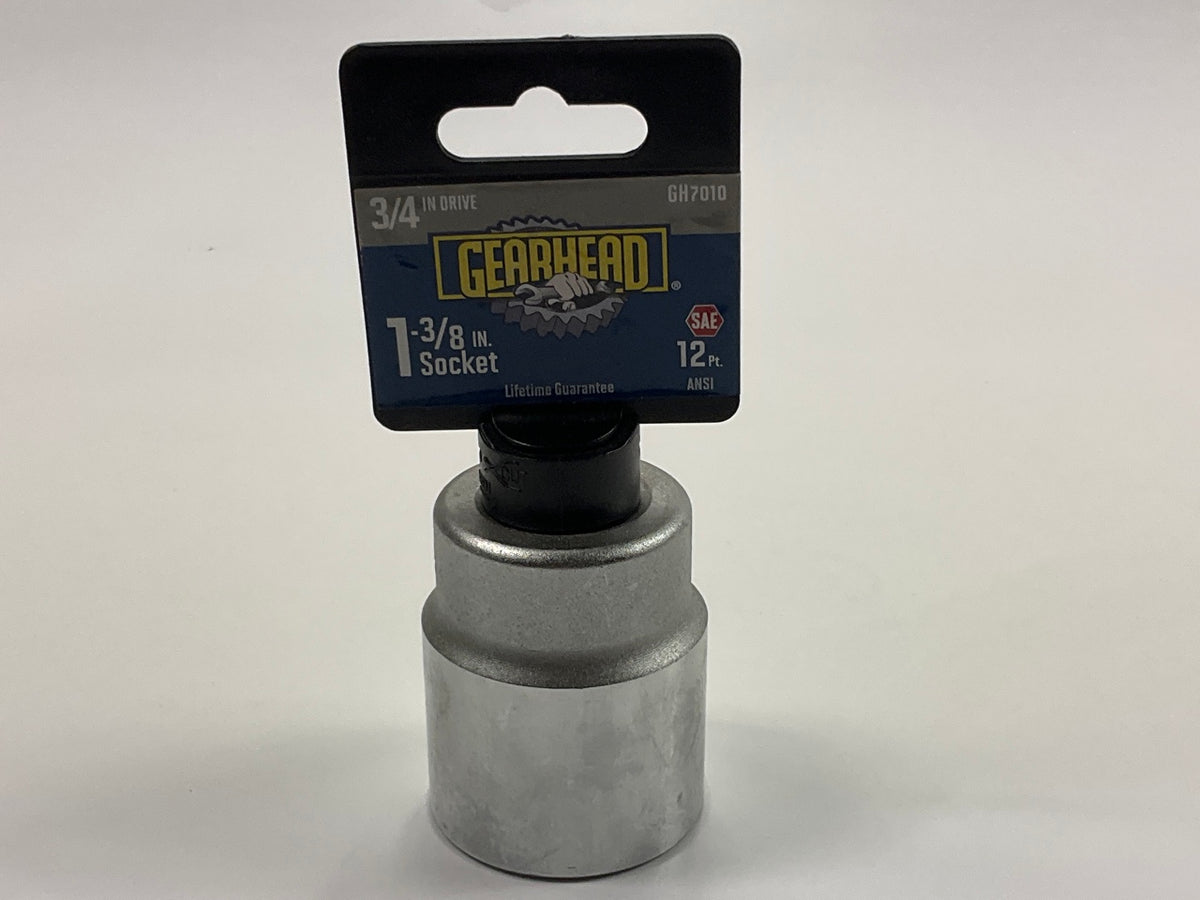 Gearhead GH7010 3/4'' Drive X 1-3/8'', 12 PT Socket
