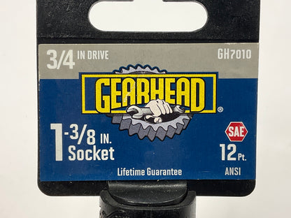 Gearhead GH7010 3/4'' Drive X 1-3/8'', 12 PT Socket
