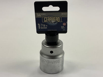 Gearhead GH7012 3/4'' Drive X 1-7/16'' SAE 12PT Socket