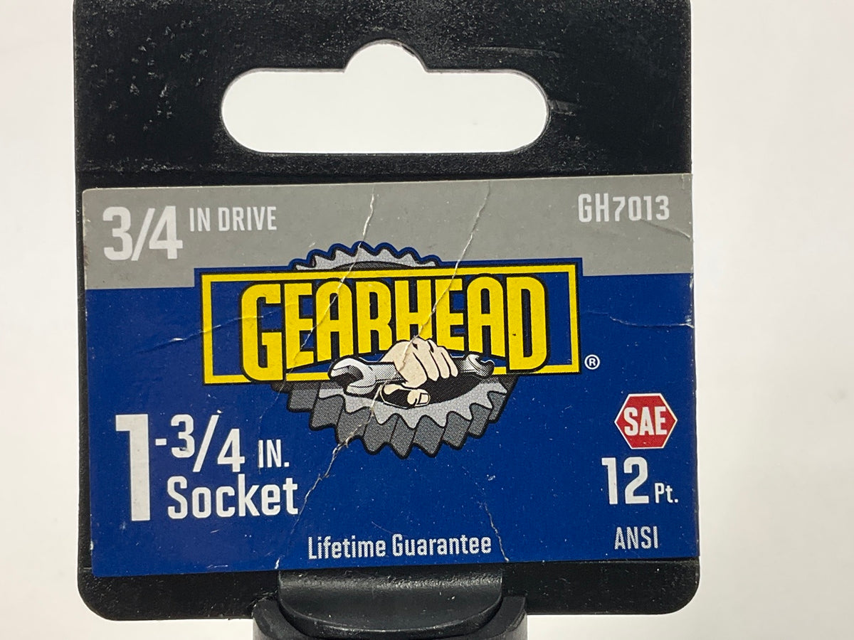 Gearhead GH7013 3/4'' Drive, 1-3/4'' Socket