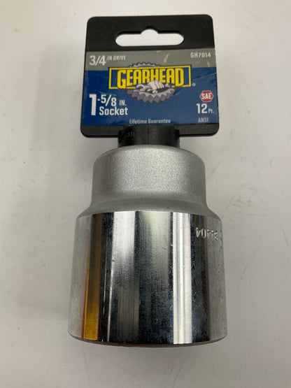 Gearhead GH7014 3/4'' Drive, 1-5/8'' Socket, 12 Point