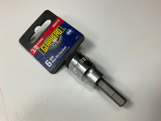 Gearhead GH8170 6mm Metric Hex Bit Socket, 3/8'' Drive