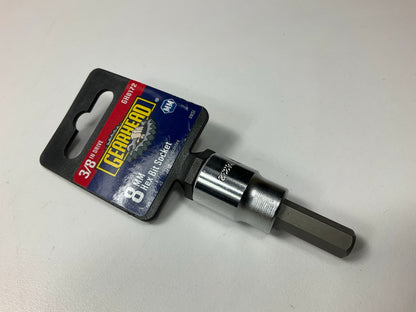 Gearhead GH8172 8mm Metric Hex Bit Socket, 3/8'' Drive