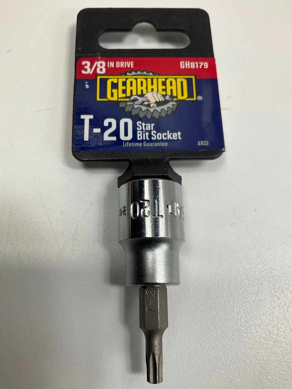 Gearhead GH8179 T-20 Star Bit Socket, 3/8'' Drive