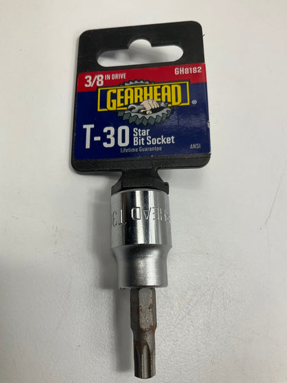 Gearhead GH8182 T-30 Star Bit Socket, 3/8'' Drive