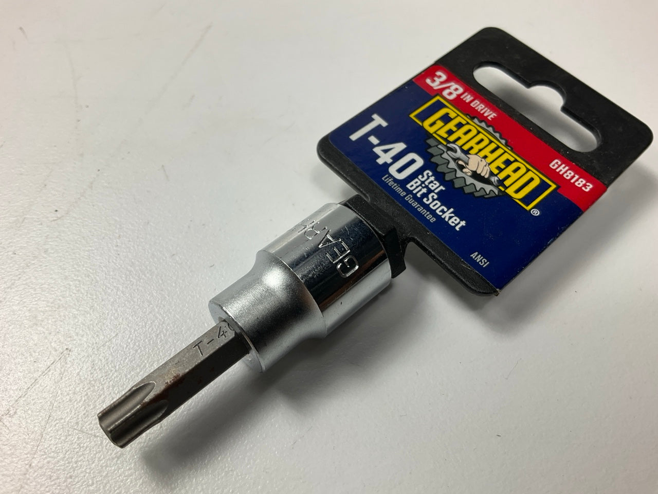 Gearhead GH8183 T-40 Star Bit Socket,, 3/8'' Drive