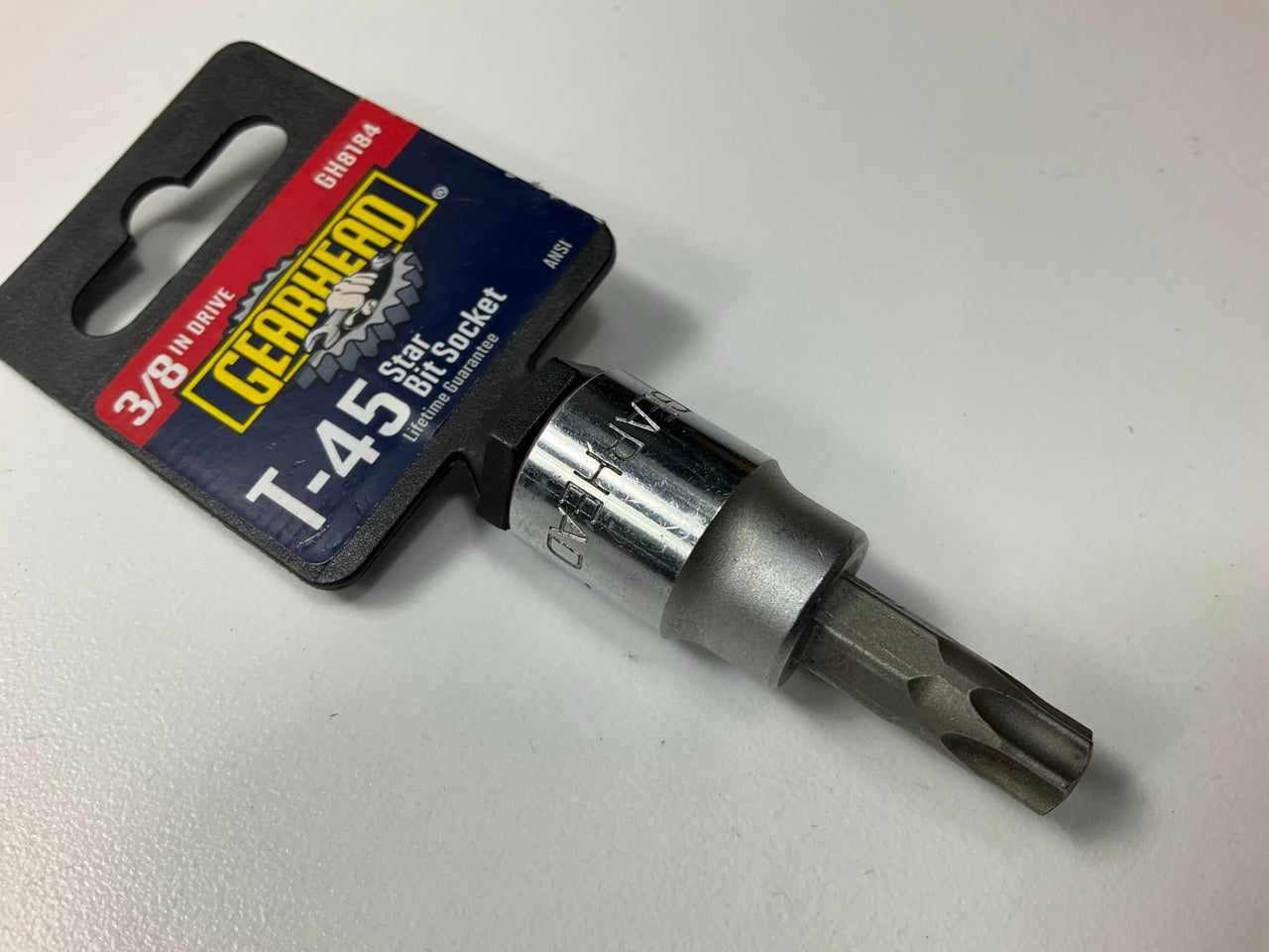 Gearhead GH8184 T-45 Star Bit Socket, 3/8'' Drive