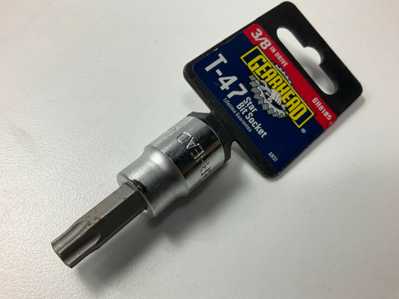 Gearhead GH8185 T-47 Star Bit Socket, 3/8'' Drive