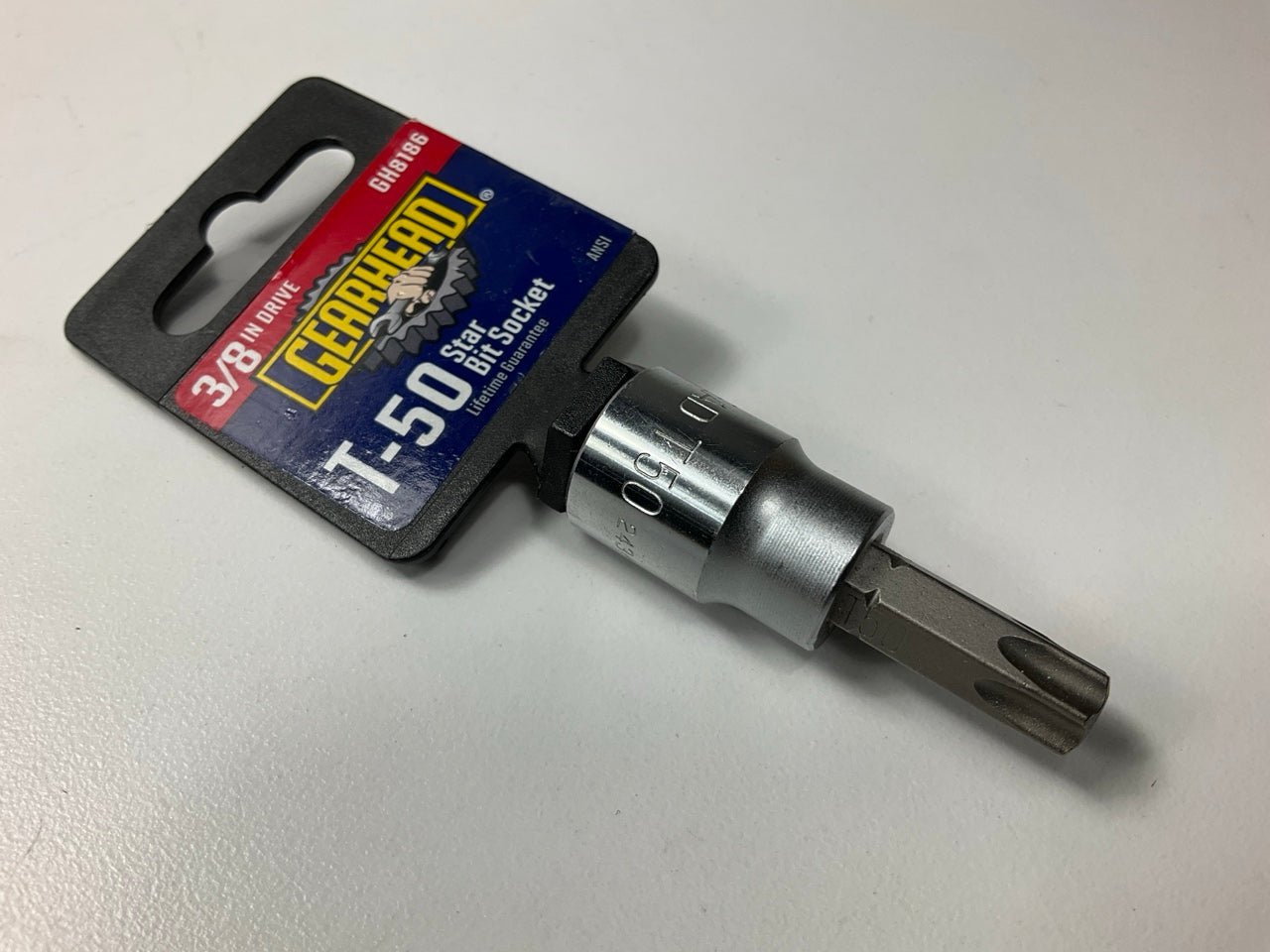 Gearhead GH8186 T-50 Star Bit Socket, 3/8'' Drive