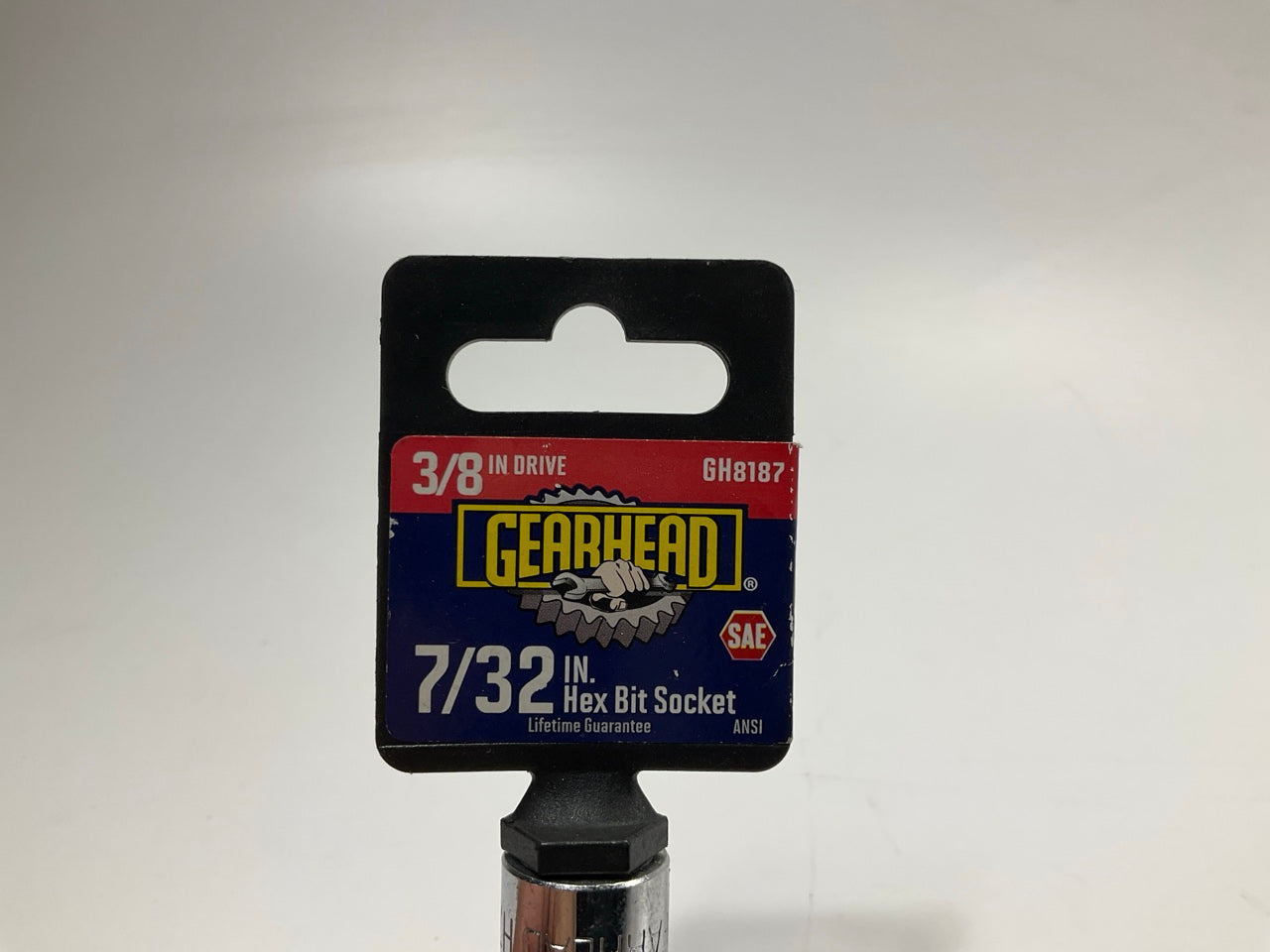 Gearhead GH8187 7/32'' Hex Bit Socket, 3/8'' Drive
