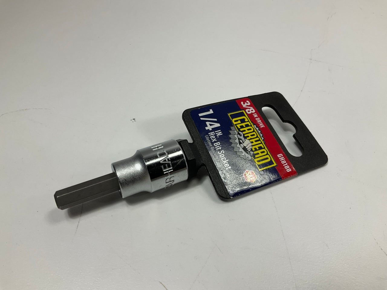 Gearhead GH8188 3/8'' Drive 1/4'' Hex Bit Socket