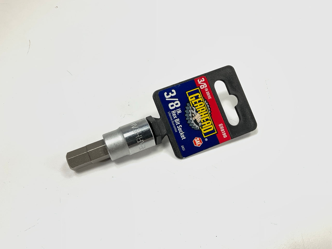Gearhead GH8190 3/8'' Hex Bit Socket. 3/8'' Drive