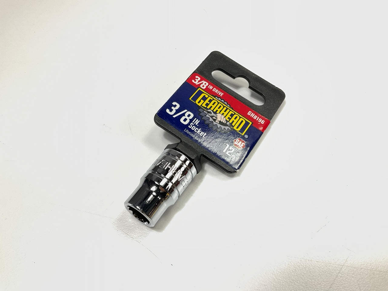 Gearhead GH8196 3/8'' Drive, 12 Point, 3/8'' Socket