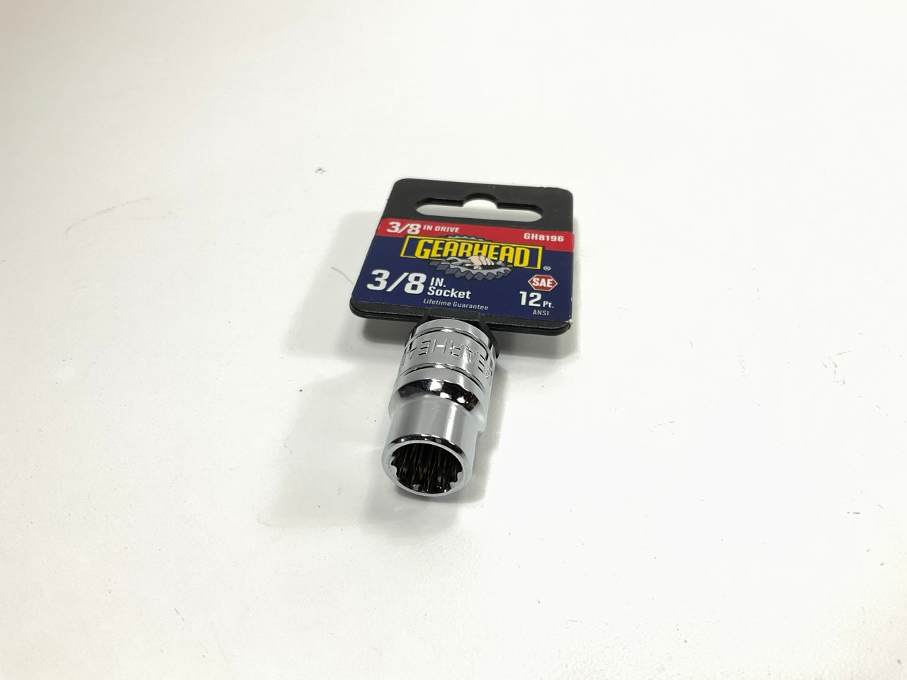 Gearhead GH8196 3/8'' Drive, 12 Point, 3/8'' Socket