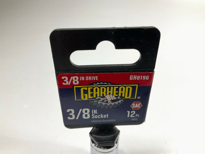 Gearhead GH8196 3/8'' Drive, 12 Point, 3/8'' Socket