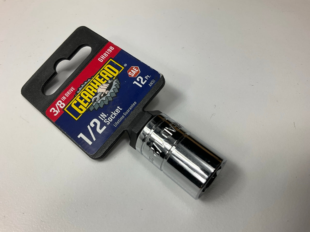 Gearhead GH8198 3/8'' Drive, 12 Point, 1/2'' Socket