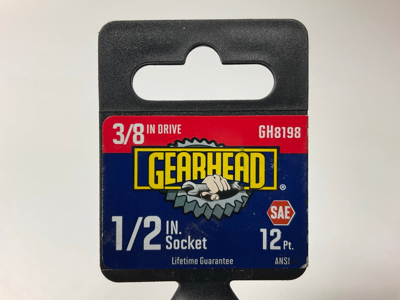 Gearhead GH8198 3/8'' Drive, 12 Point, 1/2'' Socket