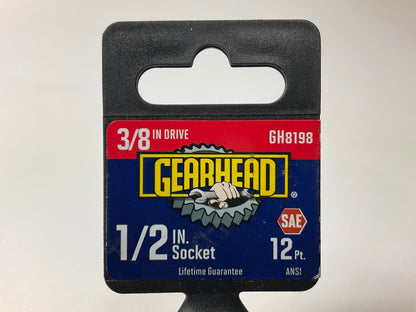 Gearhead GH8198 3/8'' Drive, 12 Point, 1/2'' Socket