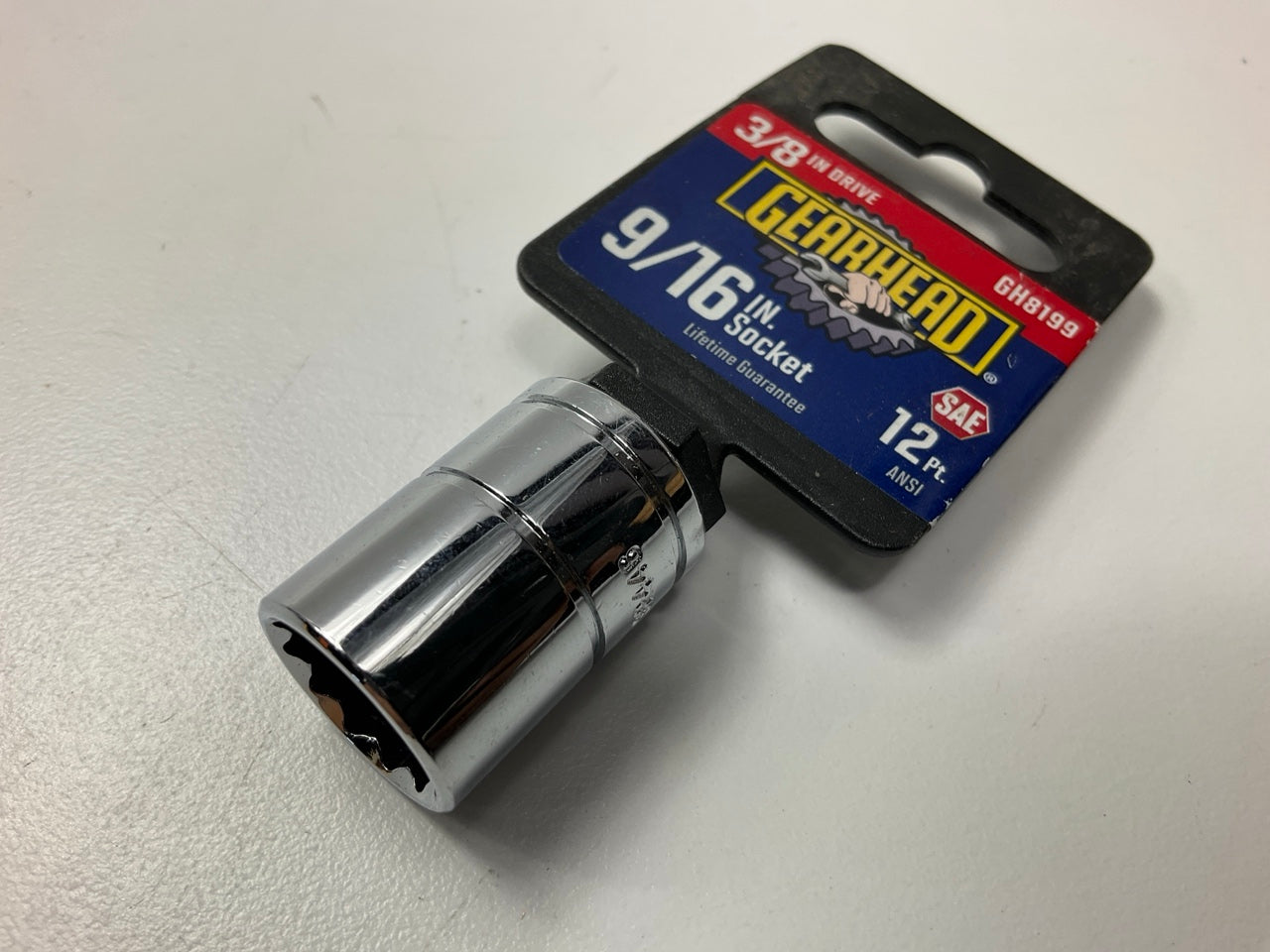 Gearhead GH8199 3/8'' Drive, 12 Point, 9/16'' Socket