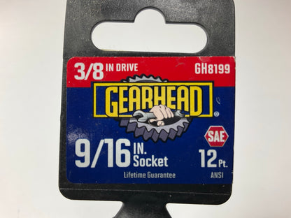 Gearhead GH8199 3/8'' Drive, 12 Point, 9/16'' Socket