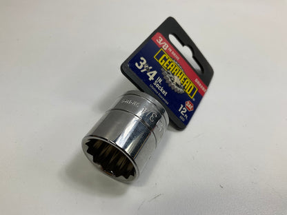 Gearhead GH8202 3/8'' Drive, 12 Point, 3/4'' Socket