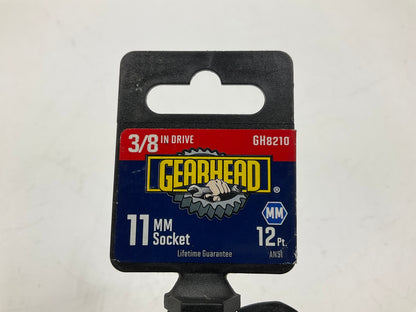 Gearhead GH8210 3/8'' Drive, 12 Point, 11MM Metric Socket