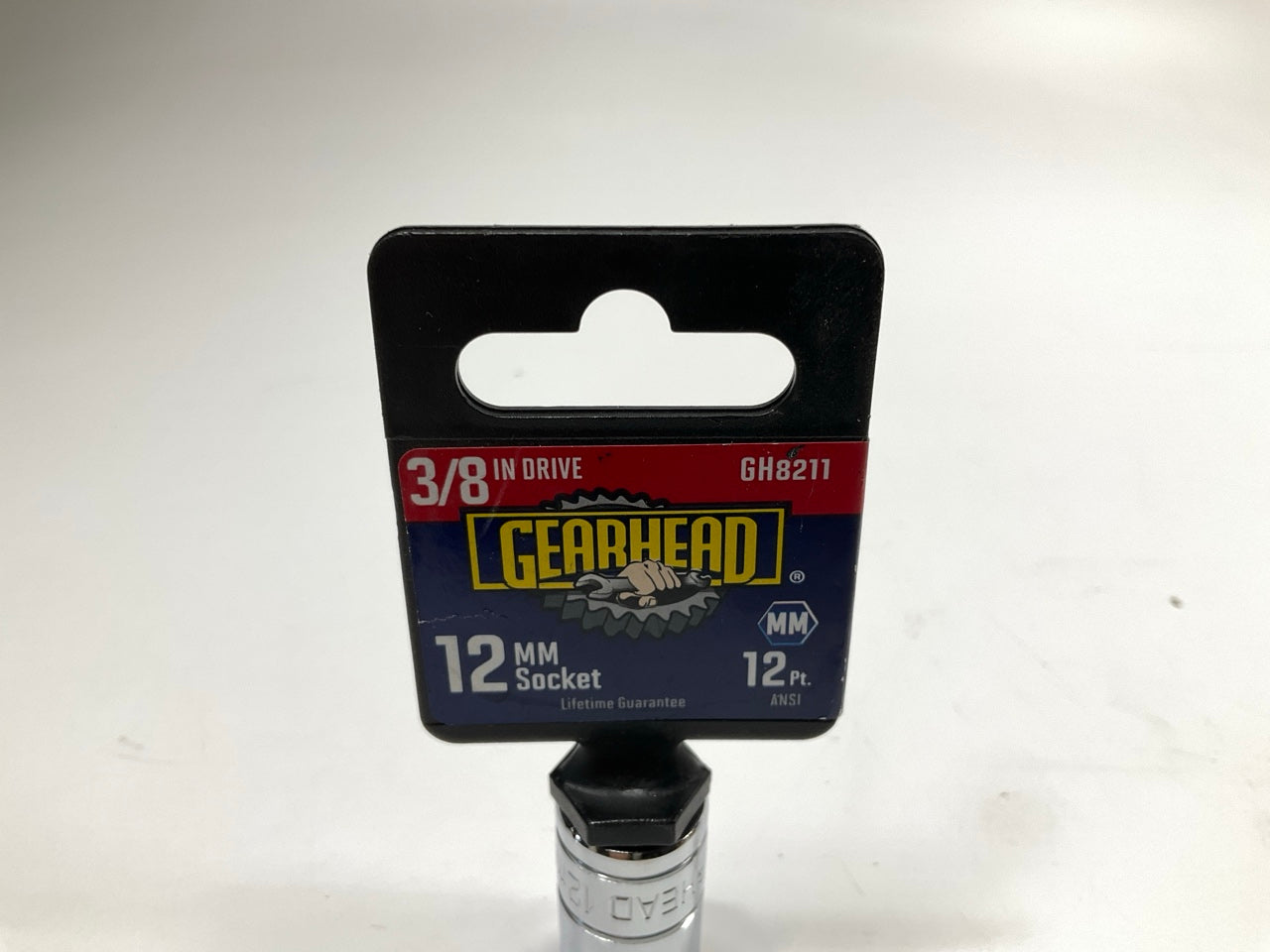 Gearhead GH8211 3/8'' Drive, 12 Point, 12mm Metric Socket