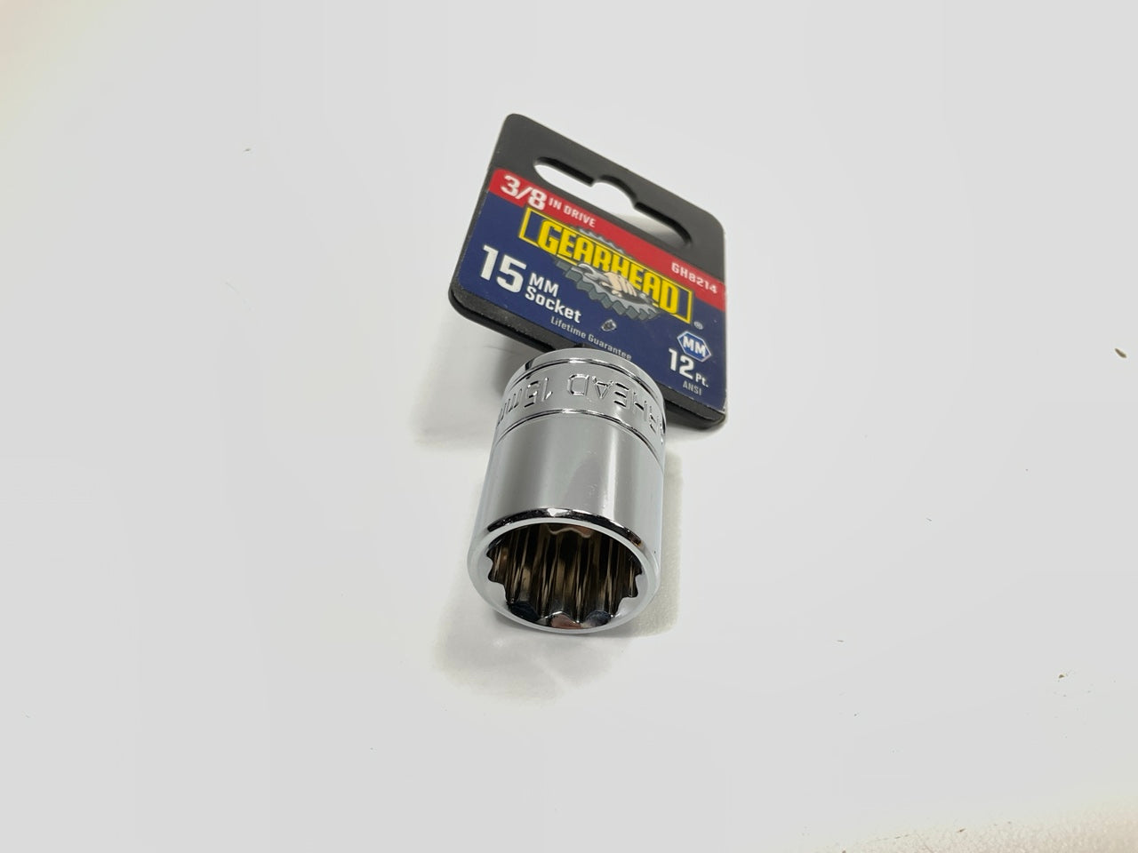 Gearhead GH8214 3/8'' Drive, 12 Point, 15MM Socket