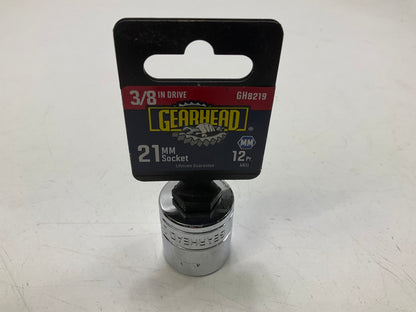 Gearhead GH8219 3/8'' Drive, 12 Point, 21mm Socket