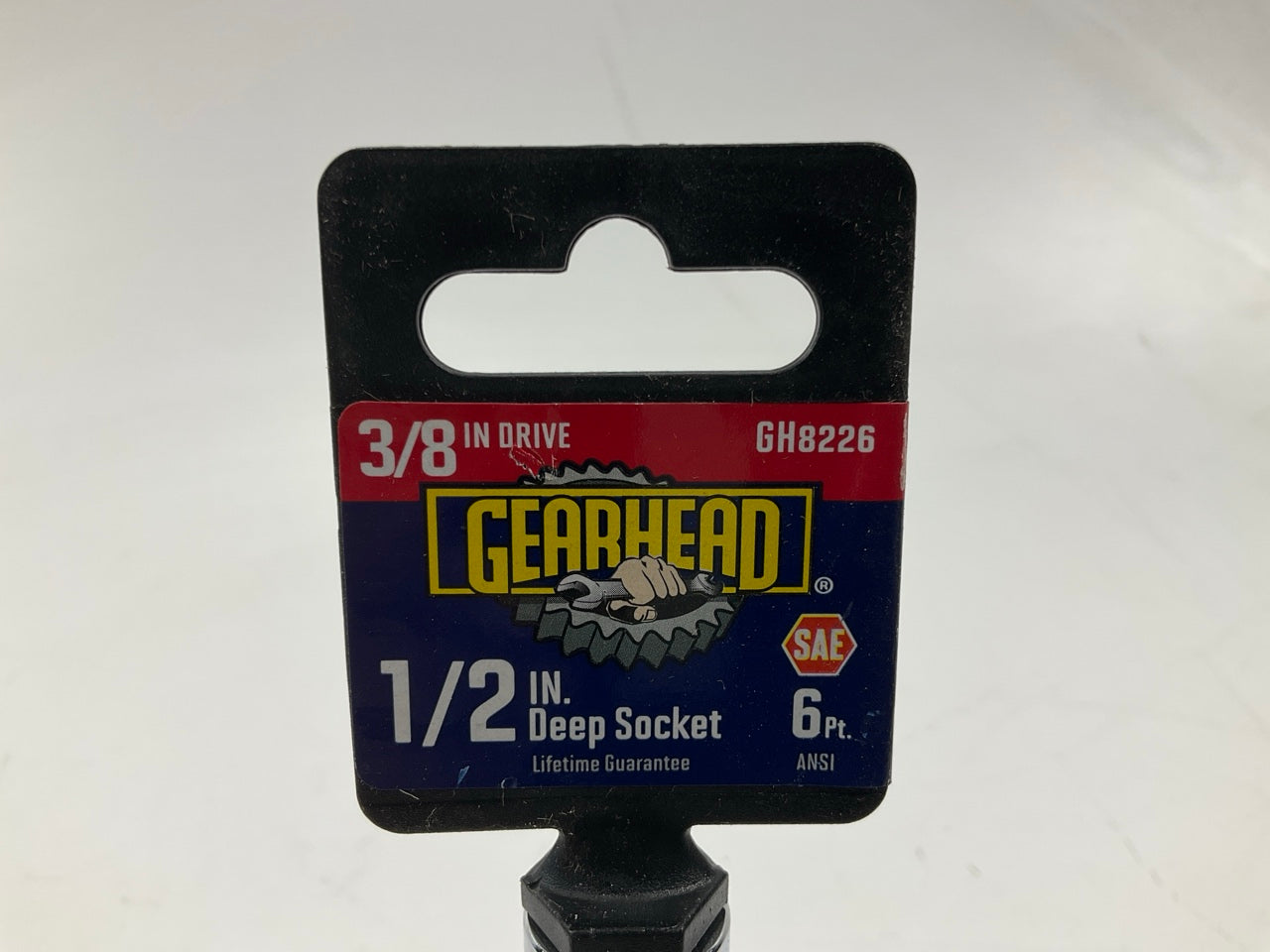 Gearhead GH8226 3/8'' Drive, 6 Point, 1/2'' Deep Socket