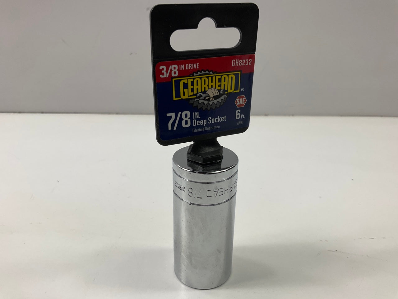 Gearhead GH8232 7/8'' Deep Socket, 6 Point, 3/8'' Drive