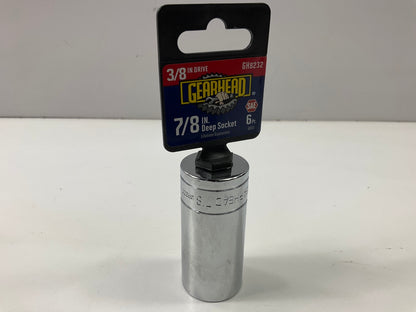 Gearhead GH8232 7/8'' Deep Socket, 6 Point, 3/8'' Drive