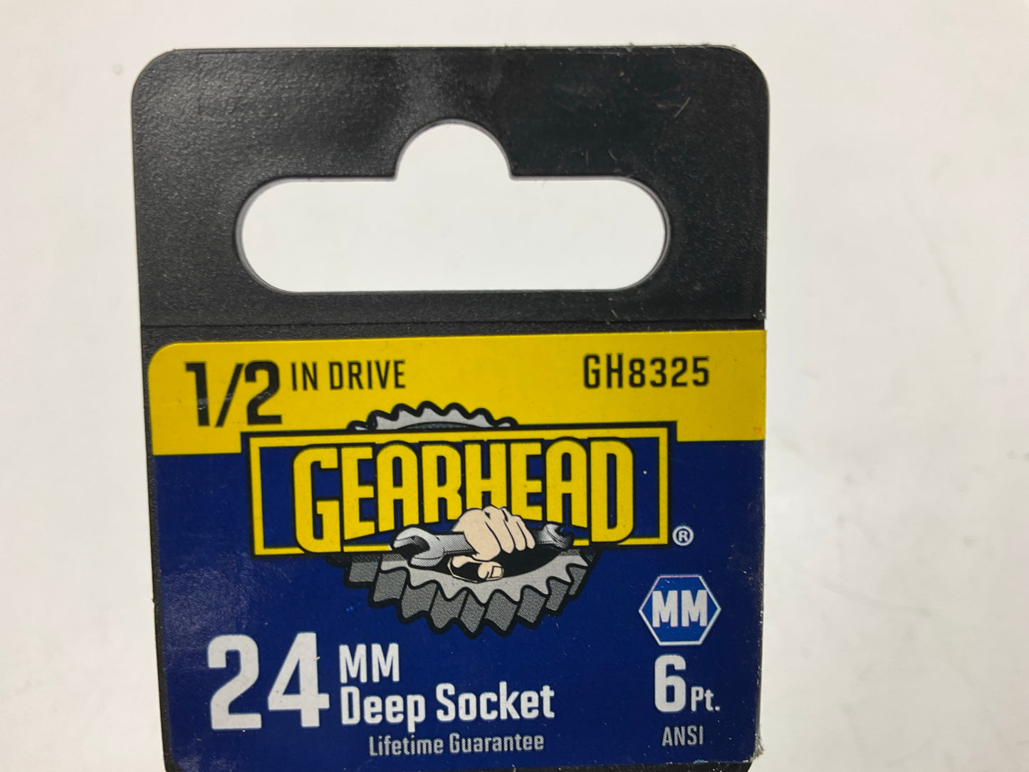 Gearhead GH8235 24MM Deep Socket, 6 Point, 1/2'' Drive