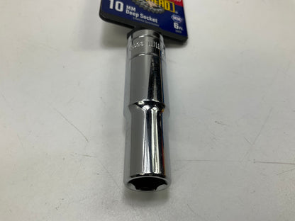 Gearhead GH8237 3/8'' Drive, 6 Point, 10mm Metric Deep Socket