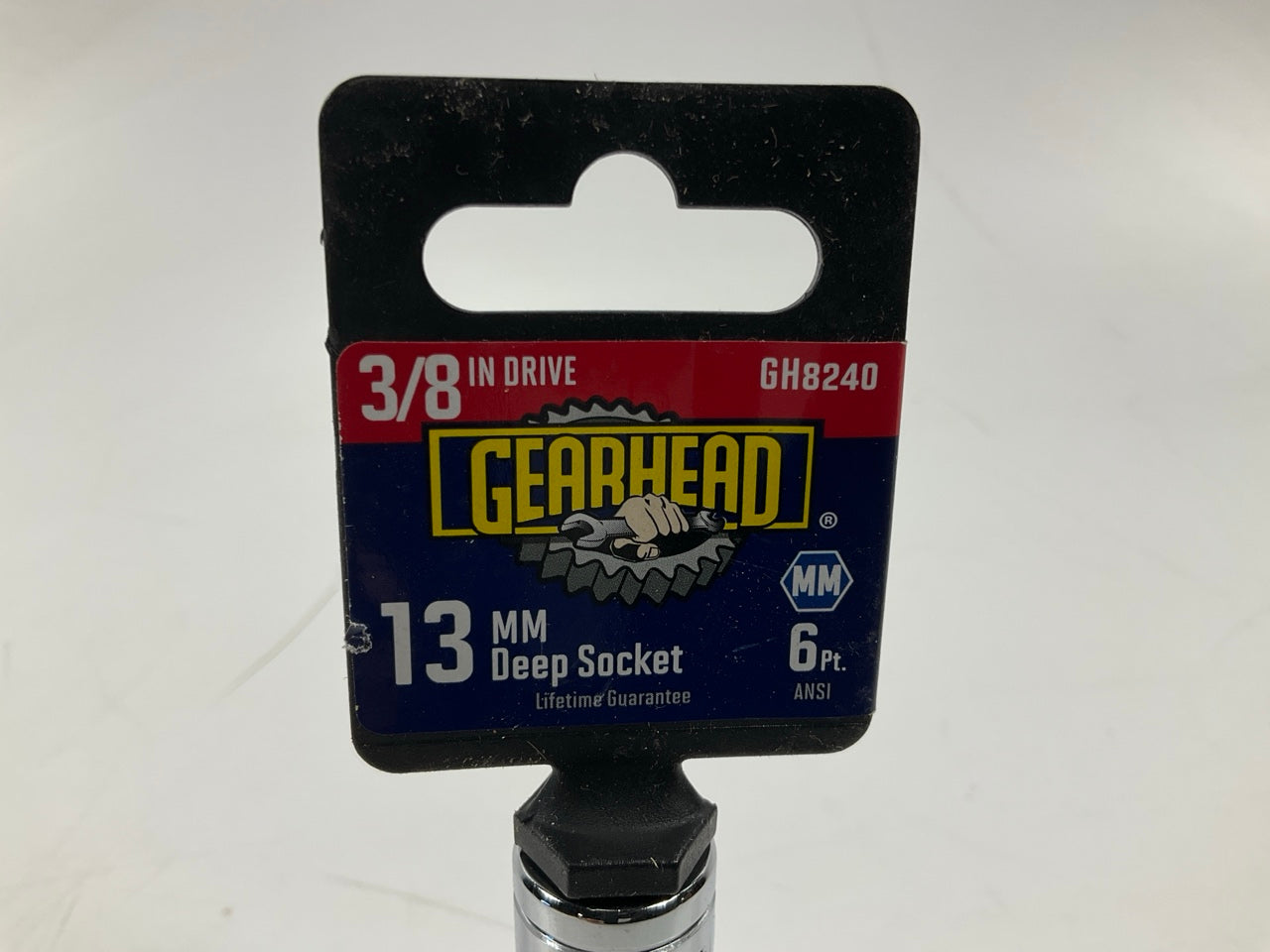 Gearhead GH8240 3/8'' Drive, 6 Point, 13mm Deep Socket