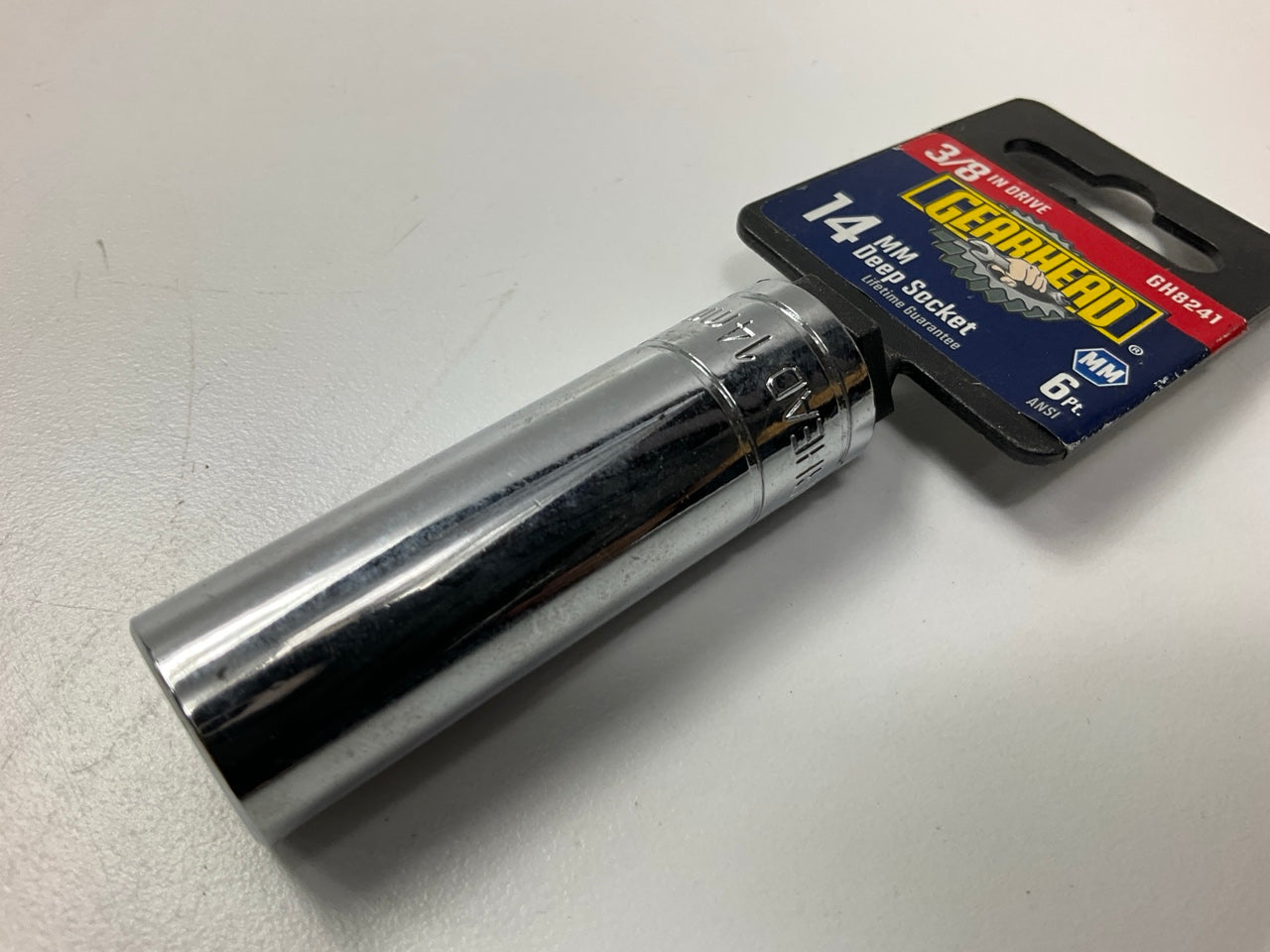 Gearhead GH8241 3/8'' Drive, 6 Point, 14mm Metric Deep Socket