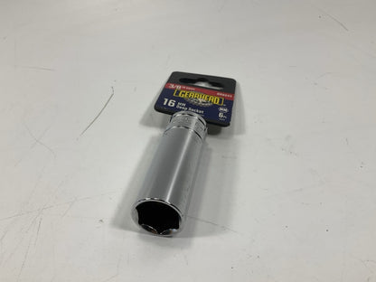 Gearhead GH8243 3/8'' Drive, 6 Point, 16mm Metric Deep Socket