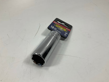 Gearhead GH8245 3/8'' Drive, 6 Point, 18mm Metric Deep Socket
