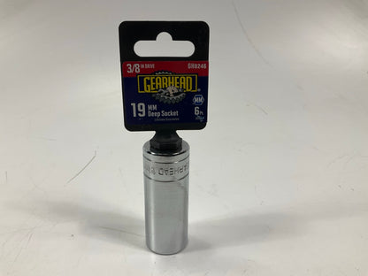 Gearhead GH8246 3/8'' Drive, 6 Point, 19mm Metric Deep Socket