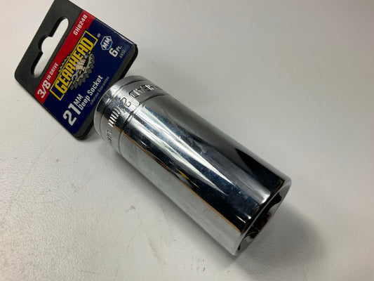 Gearhead GH8248 3/8'' Drive, 6 Point, 21mm Metric Deep Socket