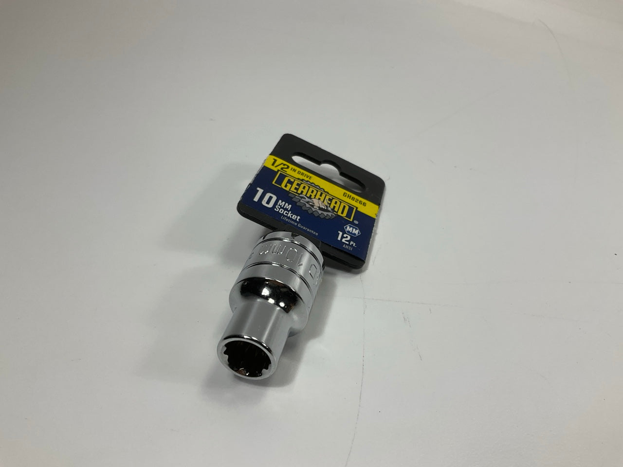 Gearhead GH8266 1/2'' Drive, 12 Point, 10mm Metric Socket