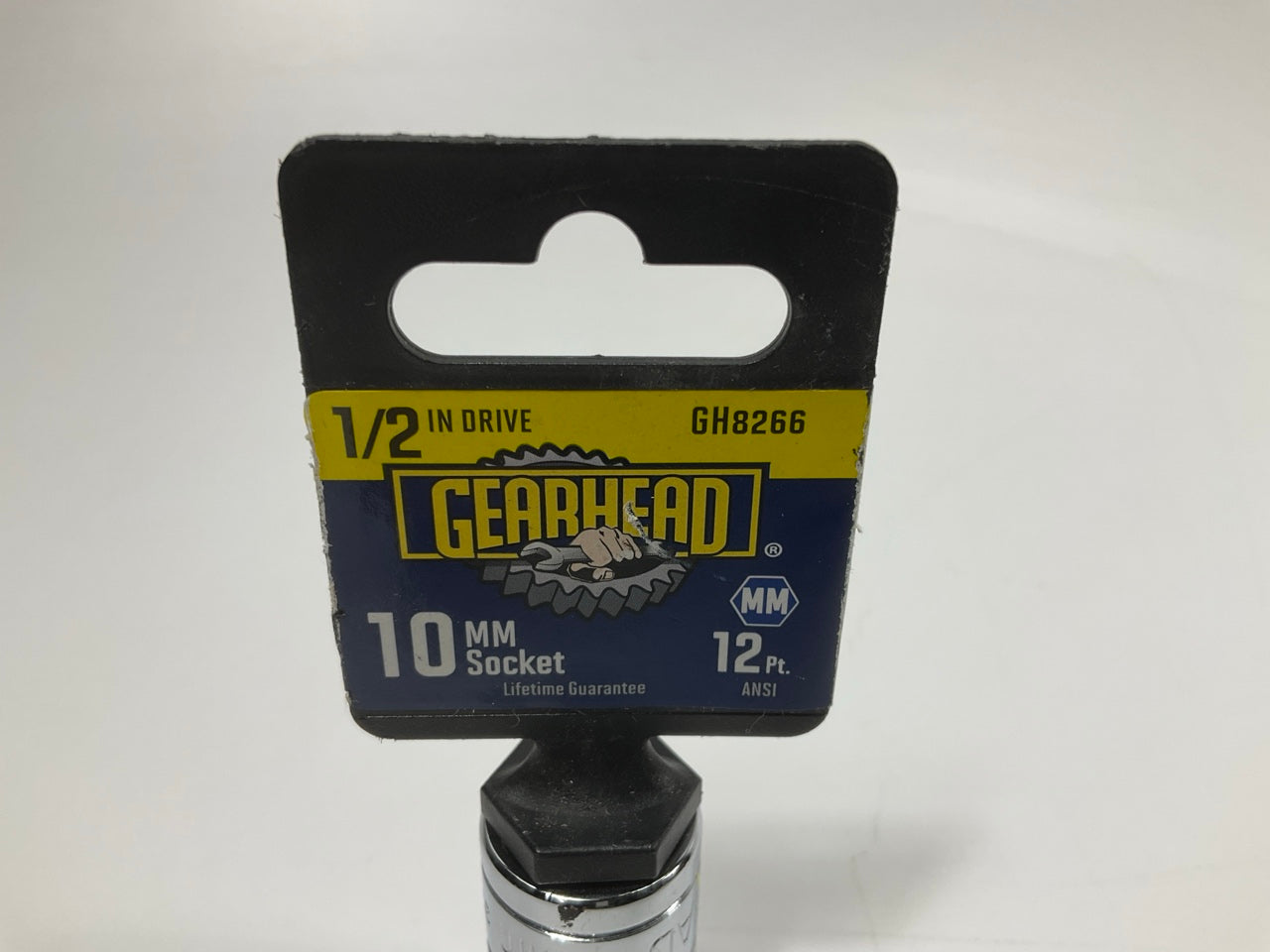 Gearhead GH8266 1/2'' Drive, 12 Point, 10mm Metric Socket