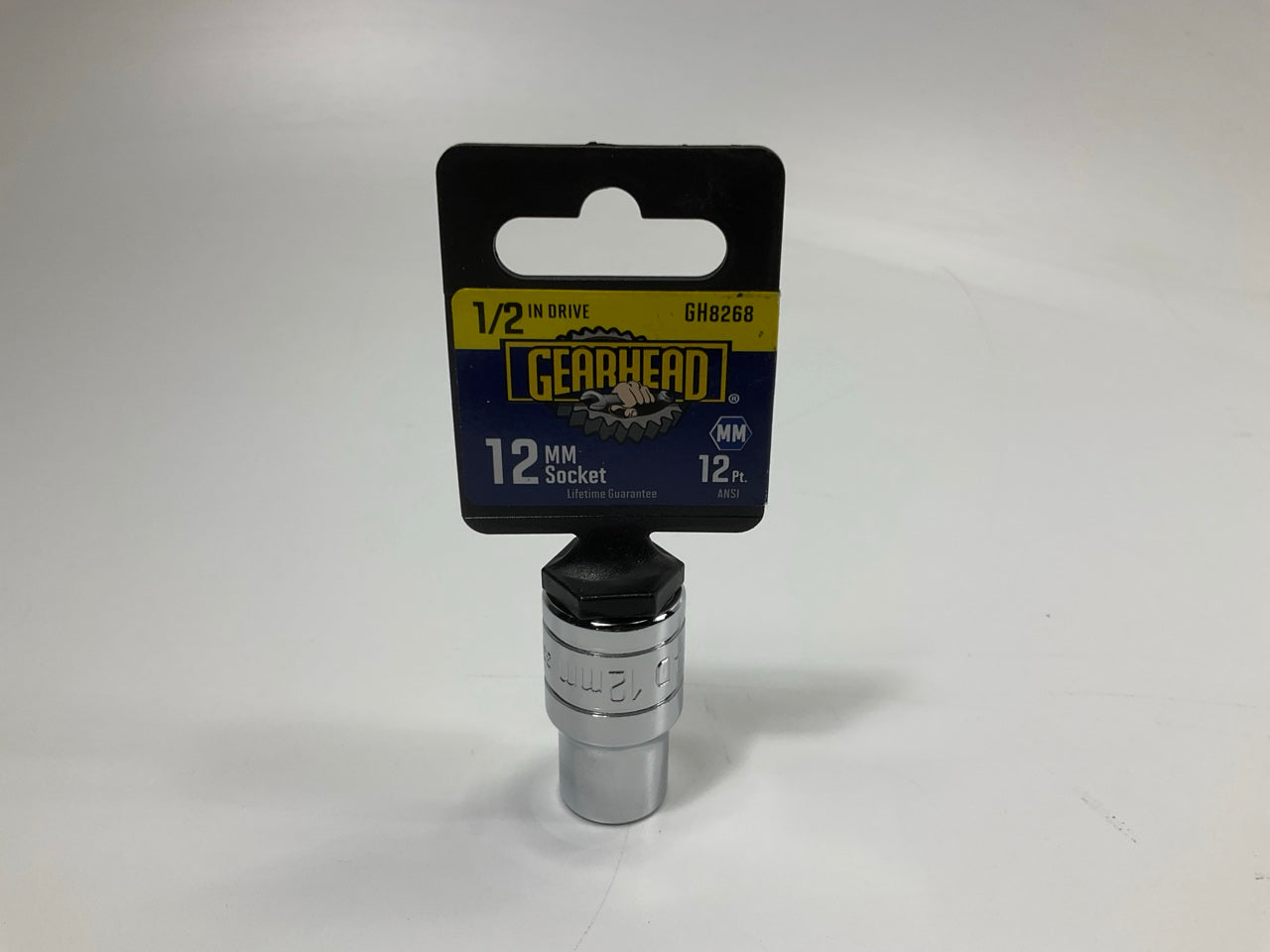 Gearhead GH8268 1/2'' Drive, 12 Point, 12mm Metric Socket