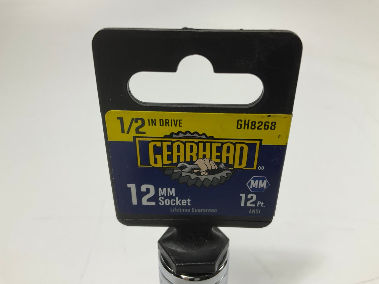 Gearhead GH8268 1/2'' Drive, 12 Point, 12mm Metric Socket