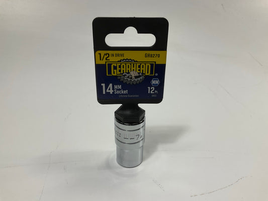 Gearhead GH8270 1/2'' Drive, 12 Point, 14MM Socket