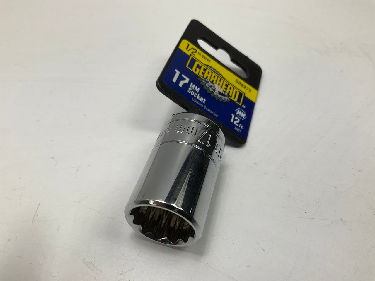Gearhead GH8273 1/2'' Drive, 12 Point, 17MM Metric Socket