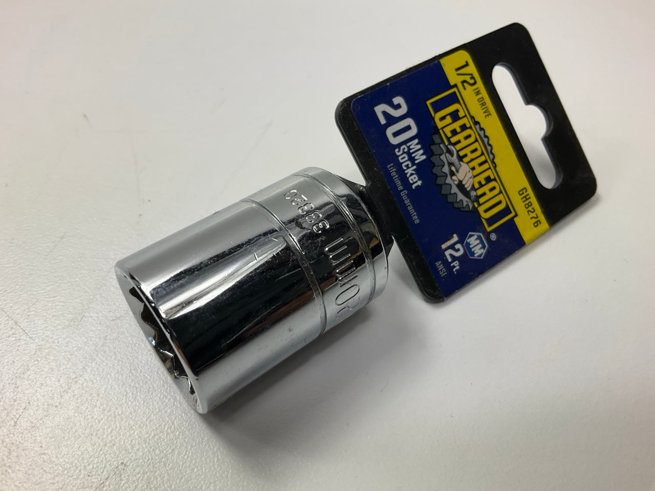 Gearhead GH8276 1/2'' Drive, 12 Point, 20mm Metric Socket