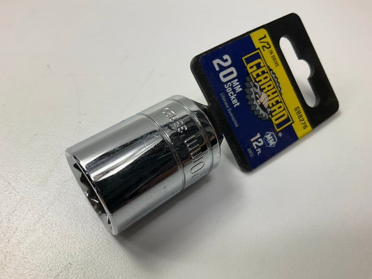 Gearhead GH8276 1/2'' Drive, 12 Point, 20mm Metric Socket