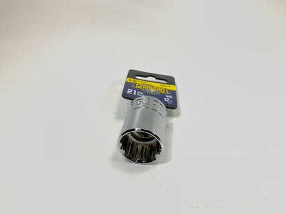 Gearhead GH8277 1/2'' Drive, 12 Point, 21MM Socket